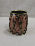 Dholak Pen Stand – Musical Folk Art Desk Piece