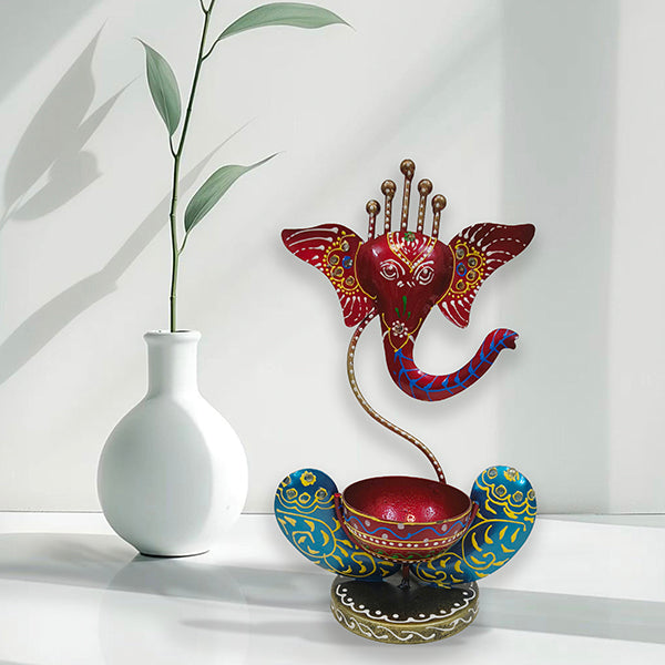 Ganesh Tealight Holder – Auspicious Festival Accent